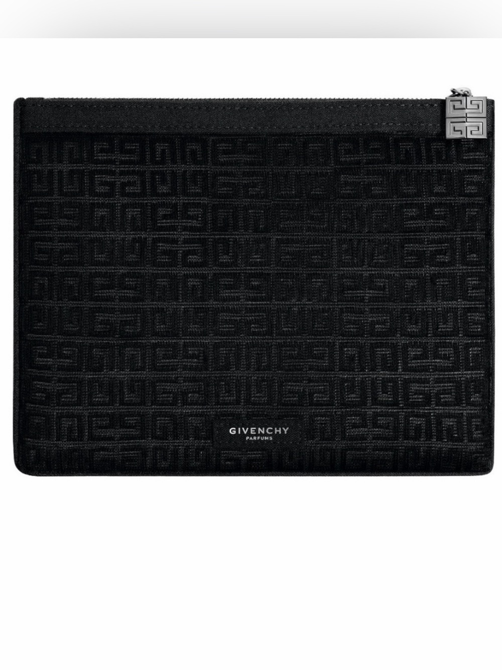 Givenchy Beauty Parfums Black Mesh Makeup Pouch Bag